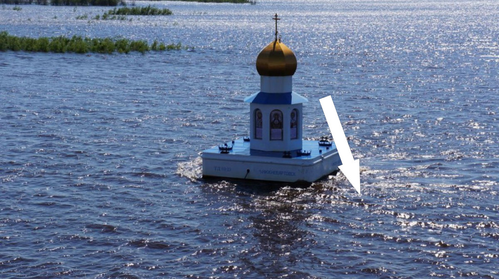 Плавающие храмы Волги